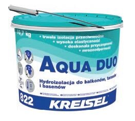 KREISEL º Specjalistyczna dwuskładnikowa hydroizolacja AQUA DUO 822