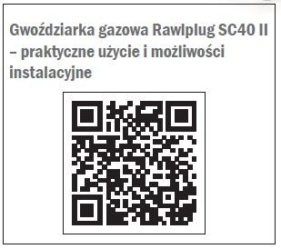 Gwoździarka gazowa Rawlplug SC40 II – praktyczne użycie i możliwości instalacyjne