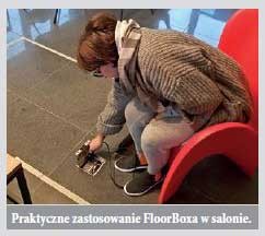 Praktyczne zastosowanie FloorBoxa w salonie.