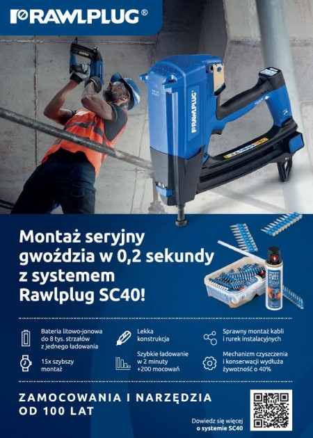 RAWLPLUG - Montaz seryjny gwoździa