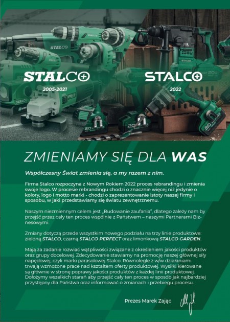 STALCO - Zmieniamy sie dla Was