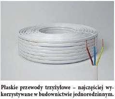 AKS - Zielonak - Płaskie przewody trzyżyłowe