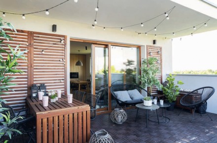 M jak Mrówka Jak rozświetlić taras i balkon