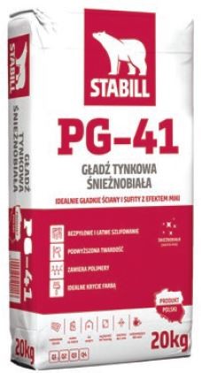 STABILL PG-41 Gładź Tynkowa Śnieżnobiała