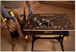 STANLEY® - przenośny stół warsztatowy z imadłem