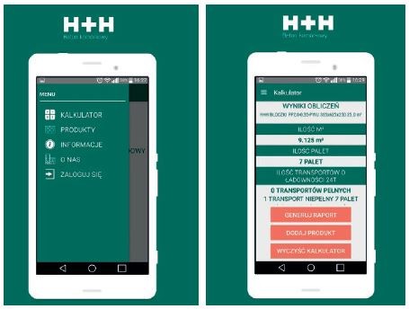H+H - aplikacja do smartfona