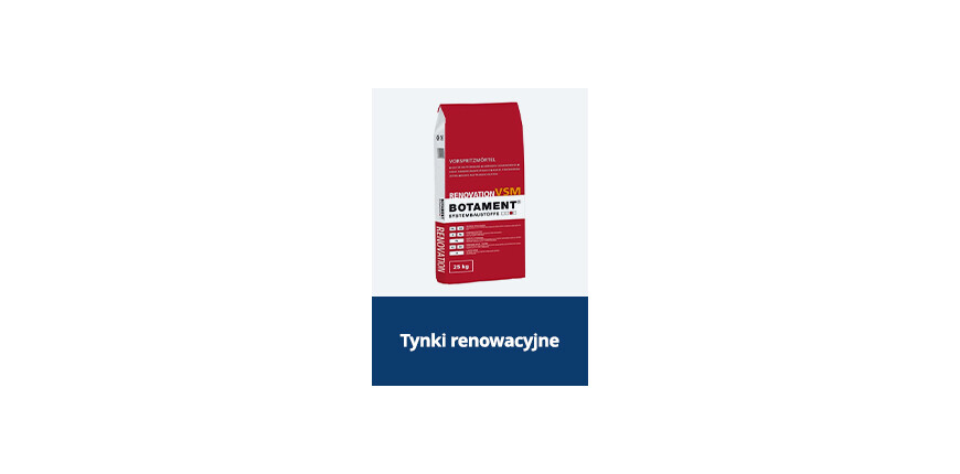Tynki renowacyjne