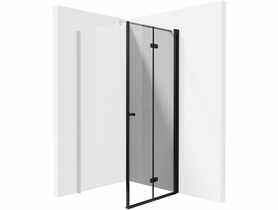 Drzwi prysznicowe systemu Kerria Plus 80 cm - składane Kerria Plus nero DEANTE