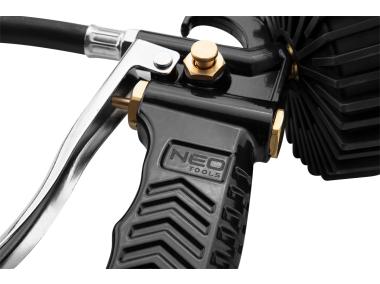 Zdjęcie: Pistolet do pompowania z manometrem o 63 mm, długa końcówka NEO