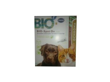 Zdjęcie: Preparat pielęgnacyjno-ochronny dla psów i kotów-Bio-spot on 4x2,5 g TATRAPET