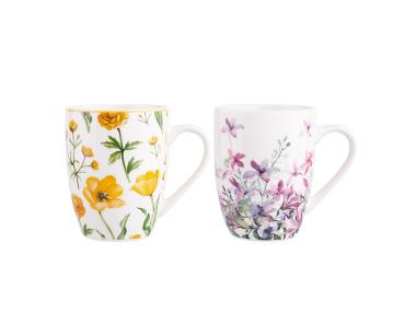 Zdjęcie: Kubek baryłka 300 ml mix 2 wzory Kwiaty ALTOMDESIGN