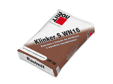 Zaprawa z trasem do klinkieru o wysokiej nasiąkliwości Klinker S WN16 - brąz BAUMIT