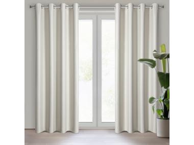 Zdjęcie: Zasłona gotowa Selina 140 x 250 cm naturalny EUROFIRANY