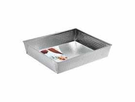 Forma na ciasto Szarlotta 30x25x6 cm fakturowana DOMOTTI