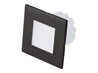 Zdjęcie: Oprawa schodowa LED kwadratowa czarny mat DPM SOLID