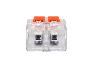 Zdjęcie: Złączka instalacyjna zaciskowa 2-przewodowa; na dowolny przewód 0,2-4mm2; IEC 450V/32A 100 szt. ORNO