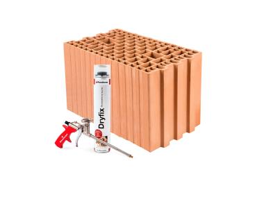 Zdjęcie: Pustak ścienny Porotherm 25 E3, kl.15/72 Dryfix, Oleśnica WIENERBERGER