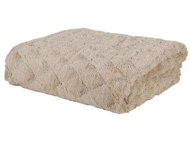 Zdjęcie: Narzuta Luxe 200x220 cm beżowa BBK