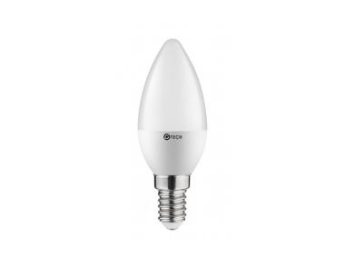 Zdjęcie: Żarówka LED, C30, SMD2835, 3000K, E14, 6,0W, 520lm G-TECH