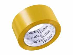 Taśma PVC 50 mm - 30 m żółta T40, UV 14 dni COLOR EXPERT