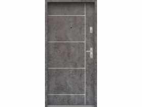 Drzwi wejściowe do mieszkań Bastion A-65 Beton ołówkowy 80 cm (NW) lewe ODP KR CENTER