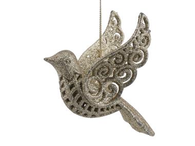 Zdjęcie: Ozdoba świąteczna Bird 12 cm -6 szt. złoto EUROFIRANY