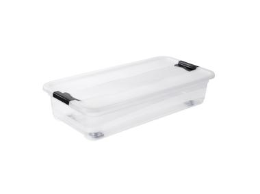 Zdjęcie: Pojemnik Crystalbox 33 L z kółkami KEEEPER