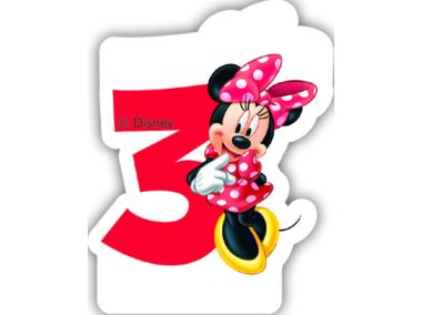 Zdjęcie: Świeczka urodzinowa Minnie Cafe 3 DISNEY