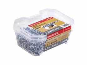 Wkręt do cienkich blach i drewna 4,2x13 mm, 400 sztuk KOELNER
