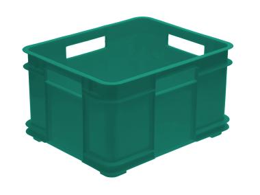Zdjęcie: Pojemnik Euro-Box 28 L Bruno Eco zielony KEEEPER