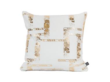 Zdjęcie: Poszewka king of chic gold biało-złote 45x45 cm CHIC HOME