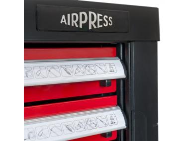 Zdjęcie: Wózek narzędziowy profesjonalny 217 elementów, 7 szuflad AIRPRESS