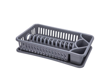 Zdjęcie: Suszarka do naczyń prostokątna 43x27x9,5 cm szara 2 ALTOMDESIGN