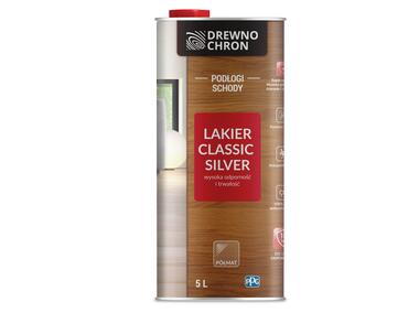 Zdjęcie: Lakier podłogowy Classic Silver półmat 5 L DREWNOCHRON