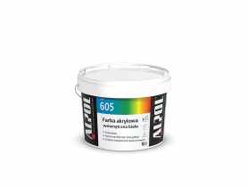 Farba wewnętrzna akrylowa biała 10 L AF605 ALPOL