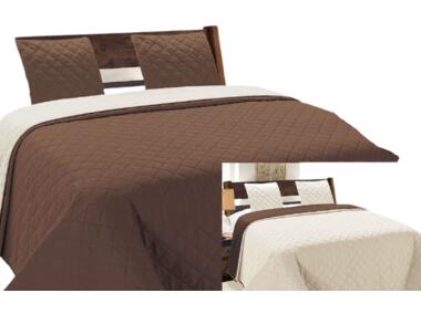 Zdjęcie: Narzuta Vigo II 180x220+2/40 cm 010 brown-ecru 4 EUROMAT