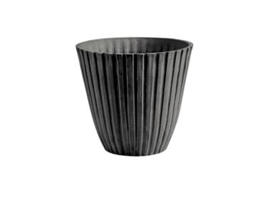 Zdjęcie: Doniczka z surowców 20x20x18 cm szara TIN TOURS