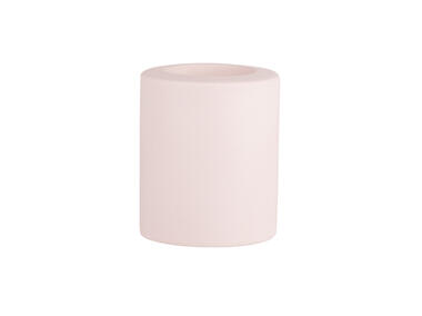 Zdjęcie: Świecznik ceramiczny 6,5x6,5x8cm pudrowy róż ALTOMDESIGN