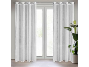 Zdjęcie: Zasłona gotowa D91 Fibi 140x250 cm biały EUROFIRANY