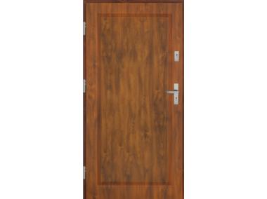 Zdjęcie: Drzwi zewnętrzne stalowo-drewniane Disting Mario 01 Dąb złoty 90 cm lewe KR CENTER