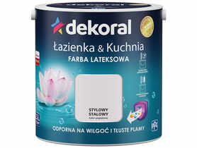 Farba lateksowa Łazienka&Kuchnia stylowy stalowy 2,5 L DEKORAL