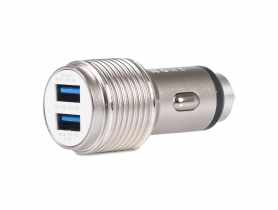 Ładowarka samochodowa z funkcją szybkiego ładowania QC 3.0 2xUSB 5V/3A LB0145 LIBOX