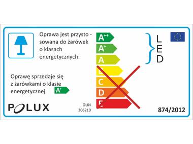 Zdjęcie: Oprawki ruchome LED Olin stal 3in1 okragle białe 3pak POLUX