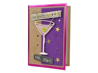 Zdjęcie: Karnet FR-011 Imieniny - damskie KUKARTKA