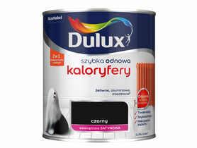 Farba Szybka Odnowa Kaloryfery 0,75 L czarny DULUX