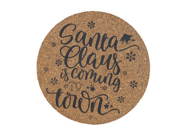 Zdjęcie: Komplet 4 Podkładek Korkowych Christmas 10x10x0,5 cm ALTOMDESIGN