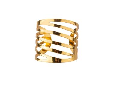 Zdjęcie: Obrączka do serwetki złota 5x5x4,5 cm ALTOMDESIGN