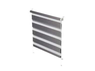 Zdjęcie: Roleta mini Zebra 724 popiel 46x150 cm GARDINIA