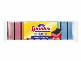 Zmywak kuchenny Colors 10 sztuk SPONTEX