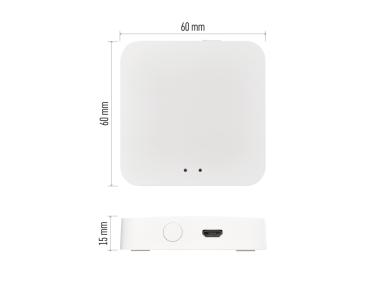 Zdjęcie: Wielofunkcyjna bramka IP-1000Z ZigBee, Bluetooth, Wi-Fi GoSmart EMOS